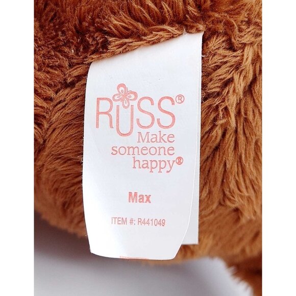 Russ Lil Peepers Max Moose Plush Stuffed Animal Big Green Eyes 10" - Picture 6 of 6